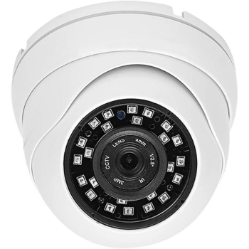 Kamera AHD CCTV, kamera 360 ° IR 720P AHD 24LED Zewnętrzna PAL noktowizor (biały) [13050000334]